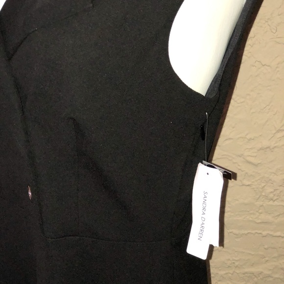 New Black Sandra Darren Dress - Picture 4 of 4
